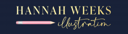 Hannah Weeks Wedding Illustrator logo