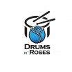 DRUMS N ROSES logo