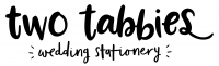 Two Tabbies Wedding Stationery logo