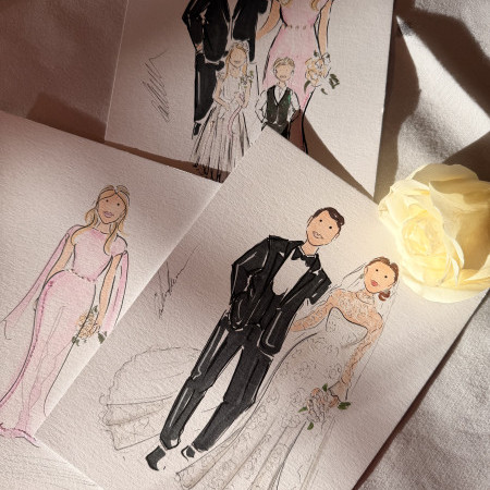 The rise of live wedding illustration: entertainment with a personal touch image
