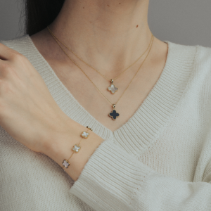 woman wearing jewellery