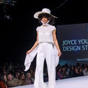 Bridal jumpsuit and hat