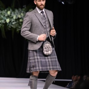 modern grey kilt