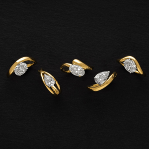 gold rings with diamonds