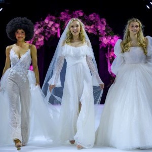 Press Page - Image of brides on Catwalk