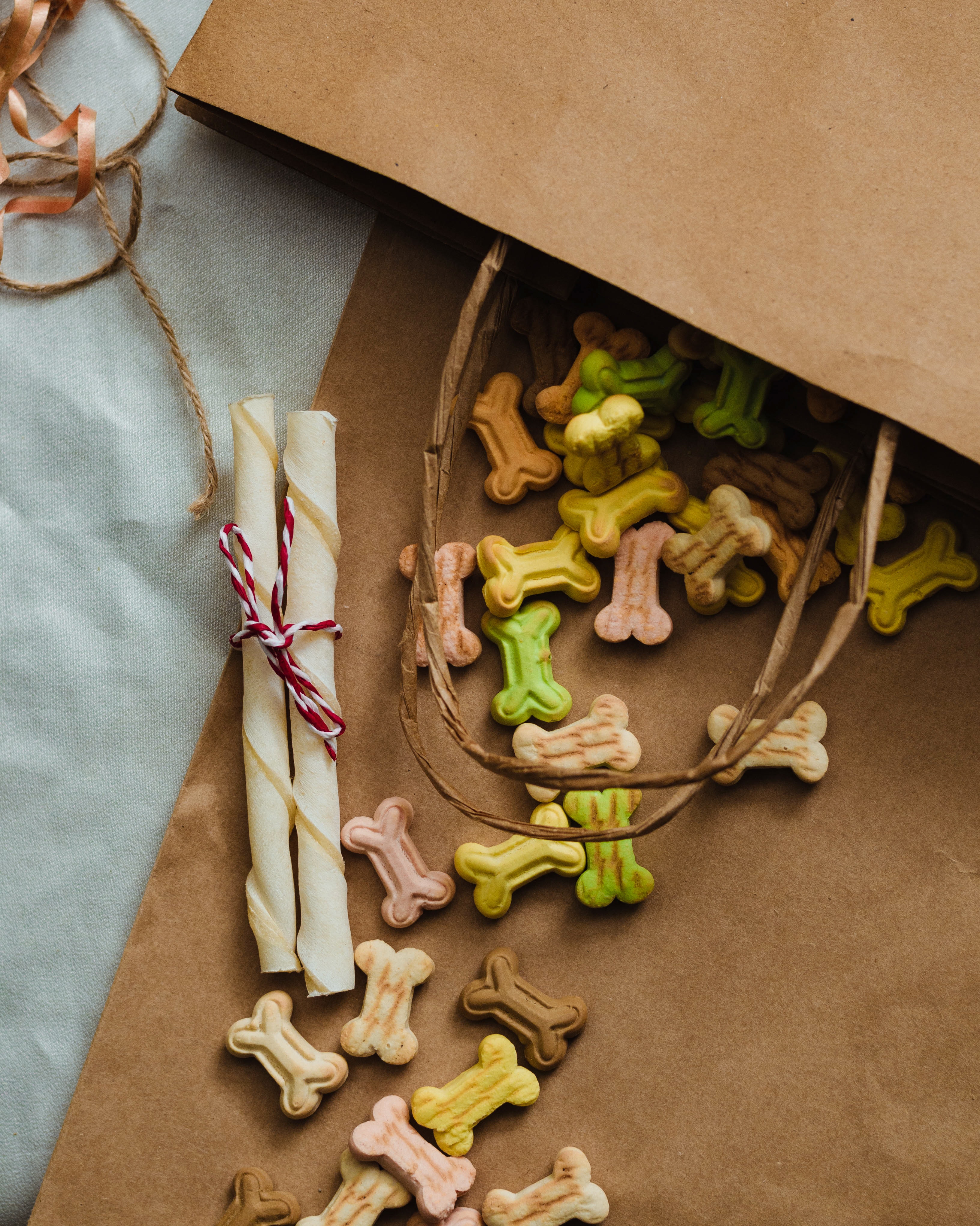 pet treats as a wedding favour